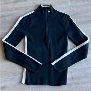 Polo Ralph Lauren Black Zip Up Ski Sweater